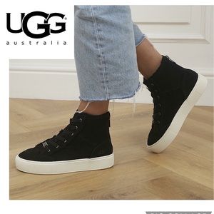 NEW UGG Nuray High Top Suede Sneaker, 8
